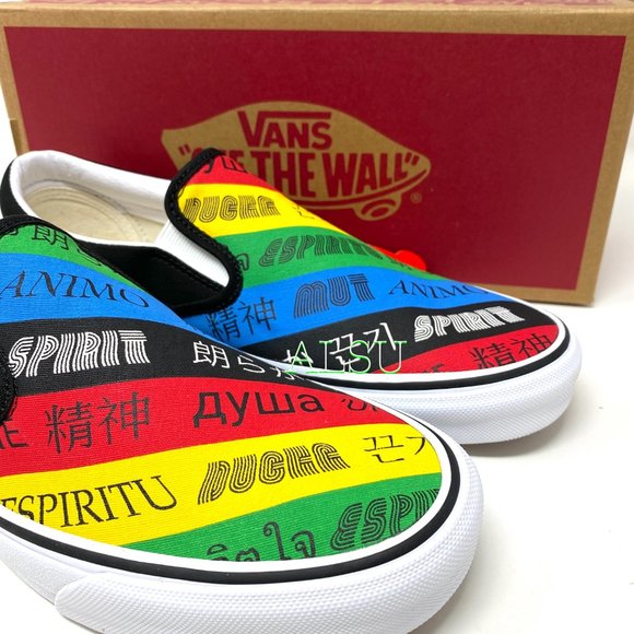 💖MEGA SALE💖VANS Classic Slip On Spirit Multi Canvas Men’s  9 10.5 VN0A4U38WK2 - Picture 7 of 10